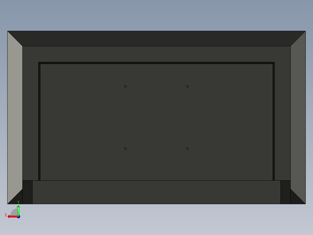 B3004362-电视 42英寸后视图