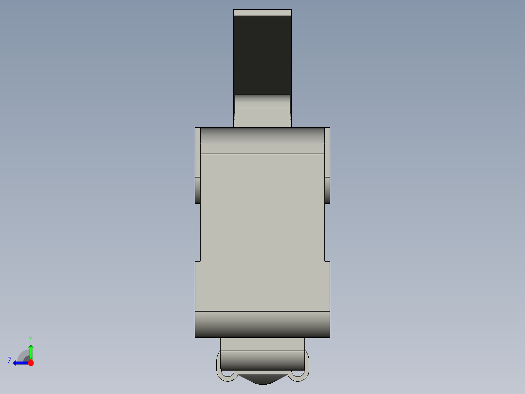 V-153-1C25微动开关右视图