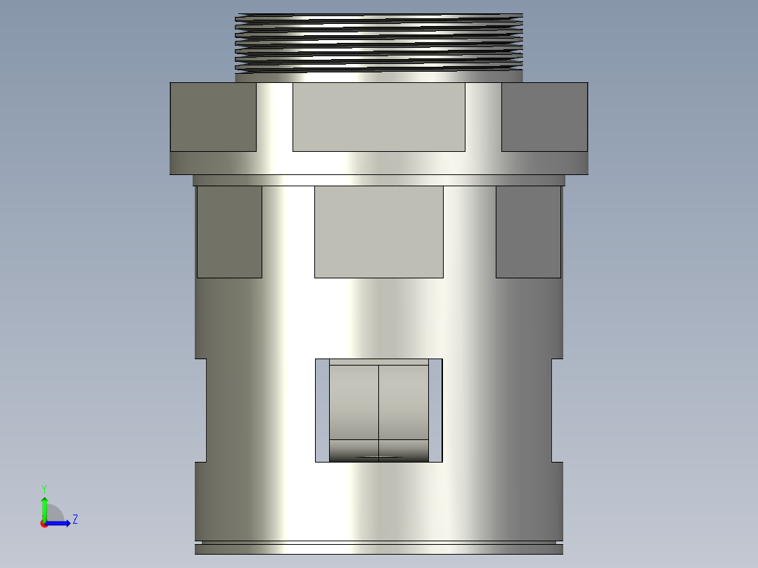 凹凸板快速接头ZIG20-F25-M25怡合达左视图