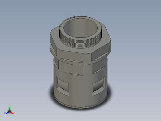 凹凸板快速接头ZIG20-F25-M25怡合达正等轴测缩略图