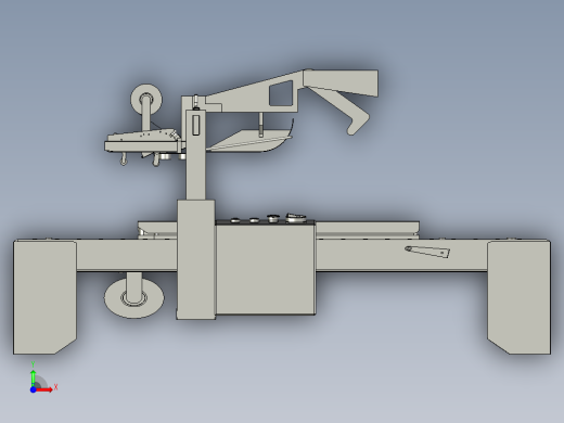 封箱机装配图前视缩略图