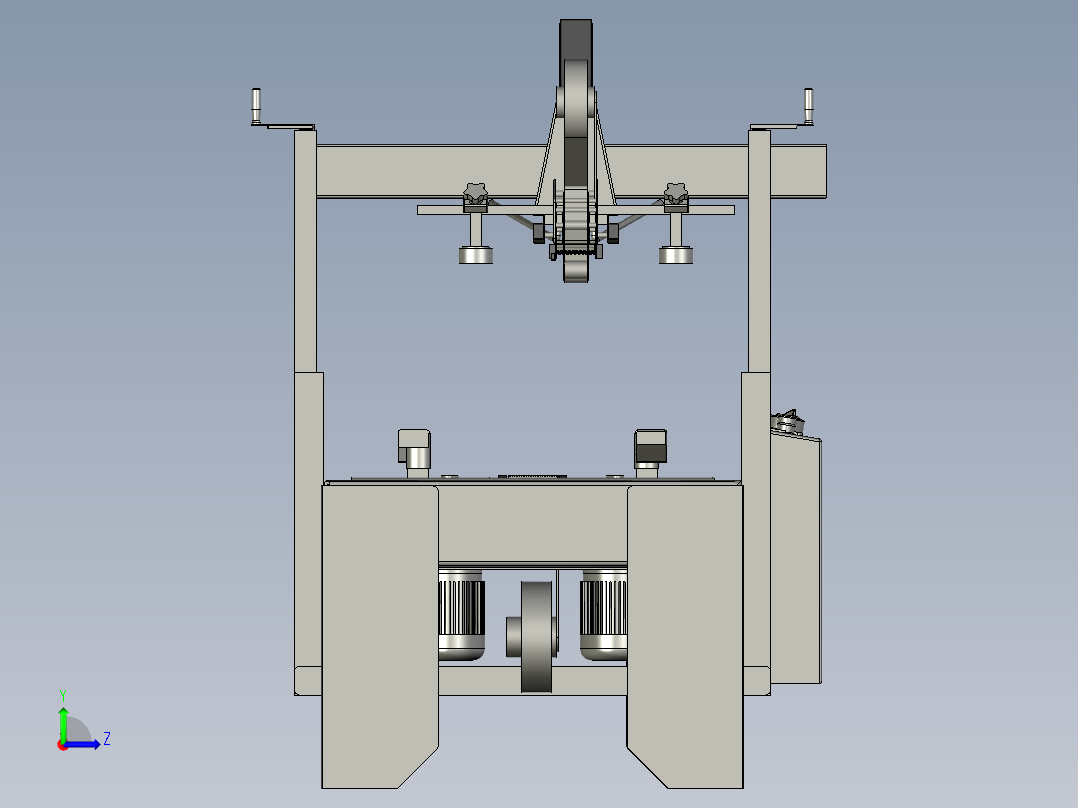 封箱机装配图左视图