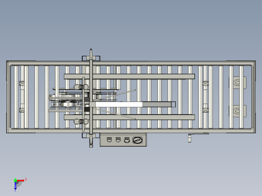 封箱机装配图俯视缩略图