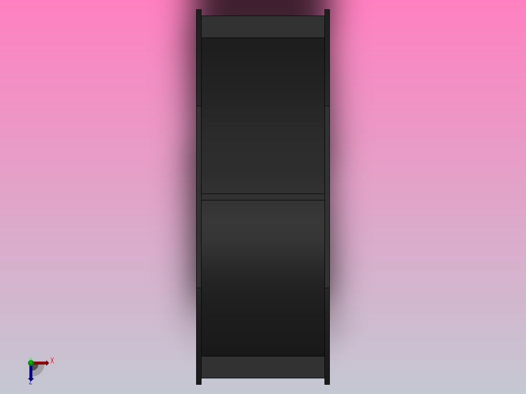 22580FZY-7P轴流风机[200FZY7-S-7P(22580)]俯视图