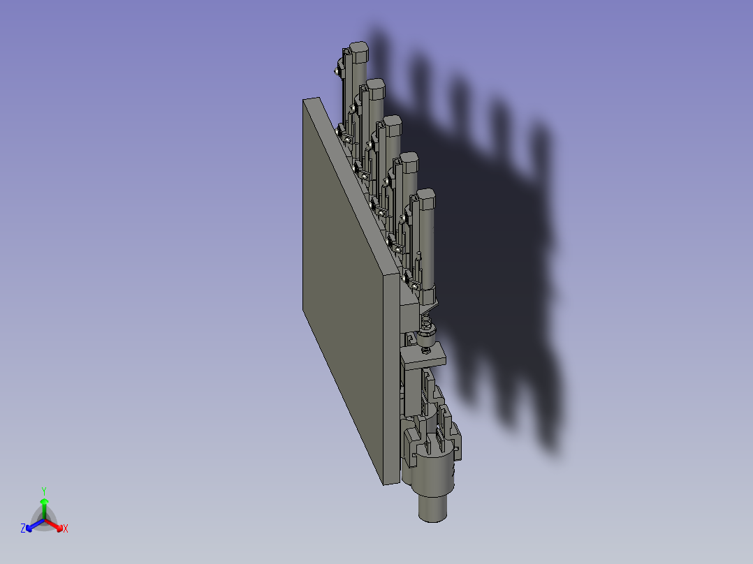校准-1-组件放料双机台主视图