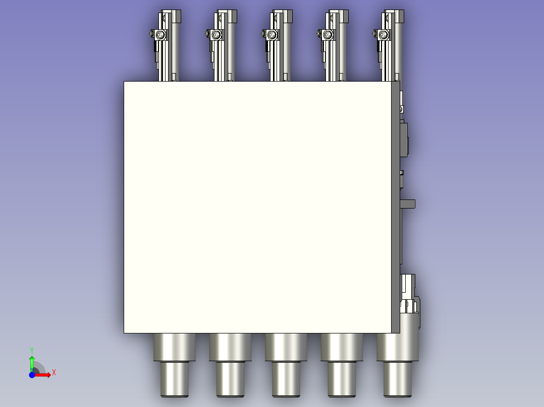 校准-1-组件放料双机台前视图