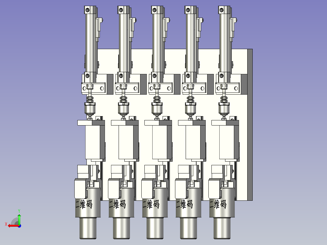 校准-1-组件放料双机台后视图