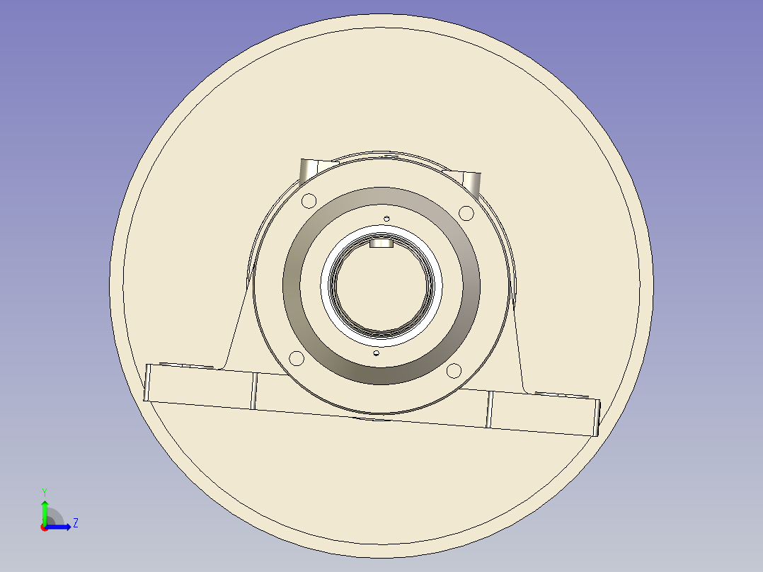 DTII(A)型8063.2传动滚筒左视图