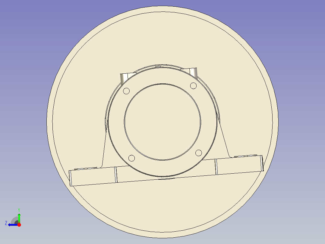 DTII(A)型8063.2传动滚筒右视图
