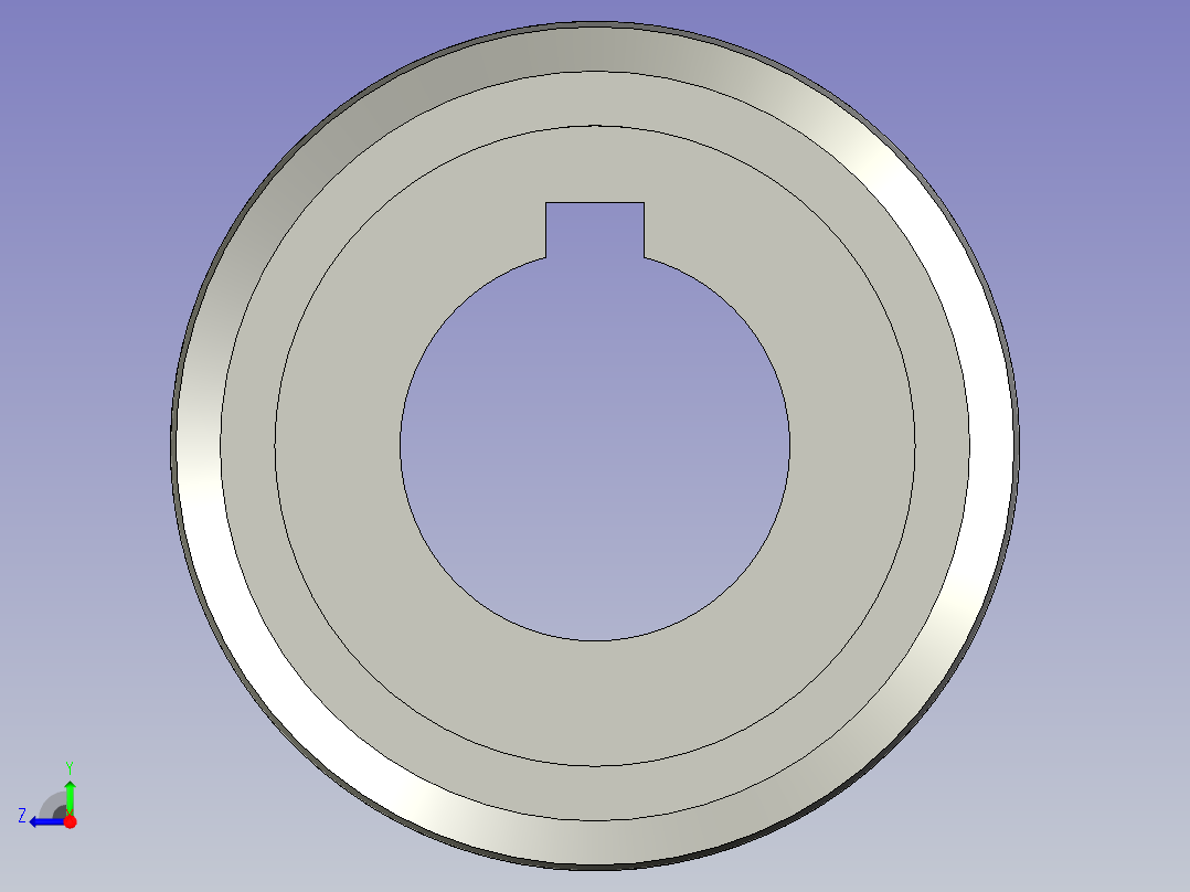 同步轮3m60z-1右视图