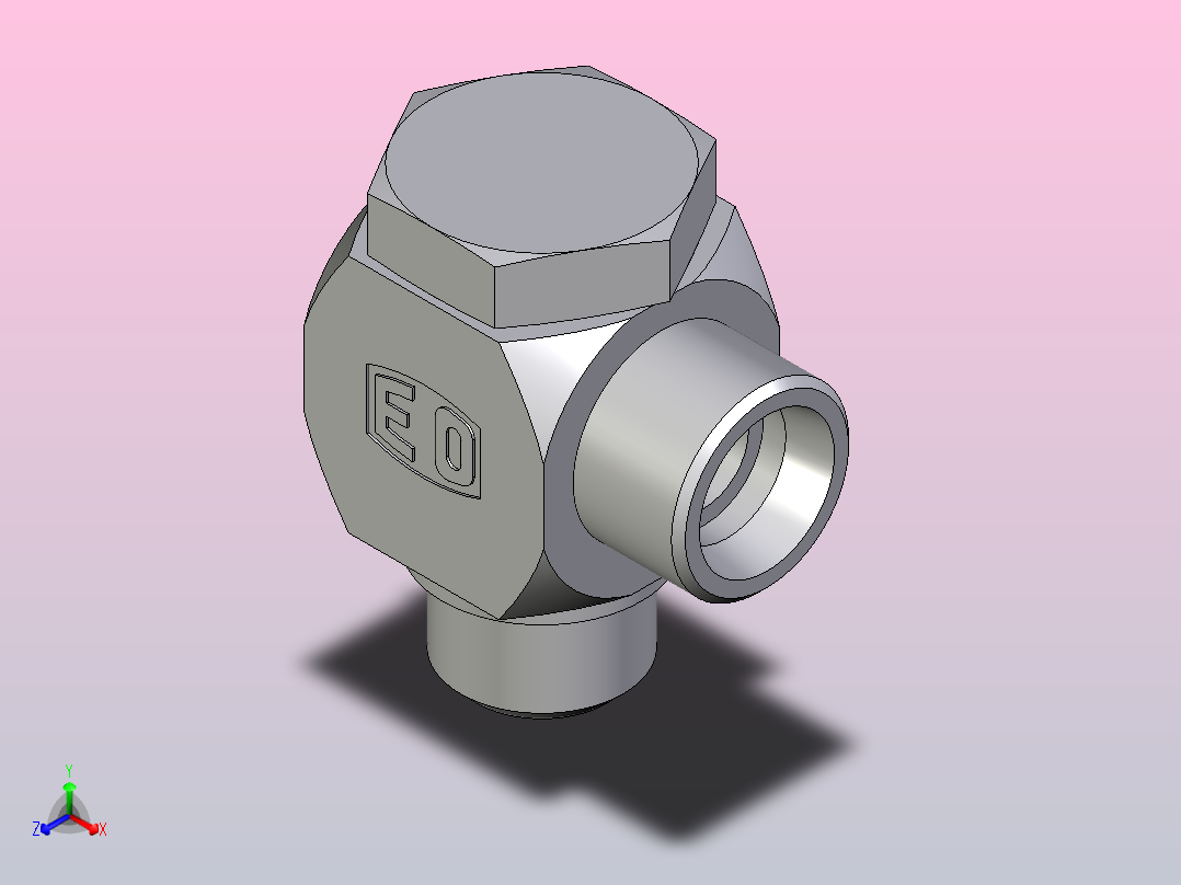 高压班卓琴弯头WH16SMOMD71主视图