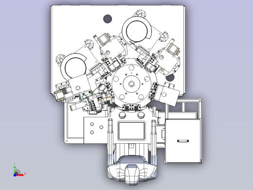 半自动端子插入机装配前视缩略图