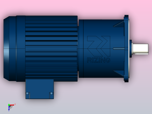 GV立式减速马达（减速比3-200）[GV-28-1500-10-S-D-G1-LD]俯视缩略图