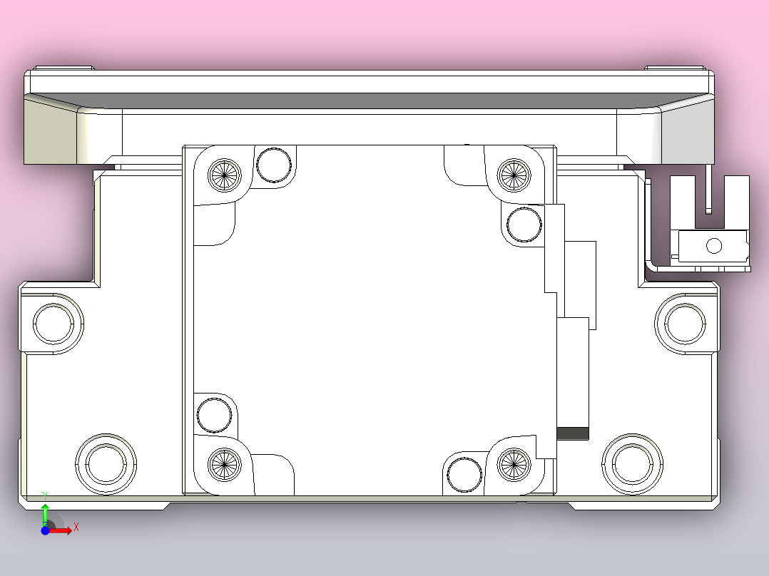 滚珠丝杠直线轴内置导轨TPA-GCR-120-1610C-L250-M-M40-N3前视图