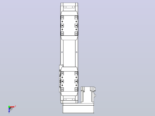 滚珠丝杠线性轴TPA-GCRS-80-1610C-L25-ML-M20-N3俯视缩略图