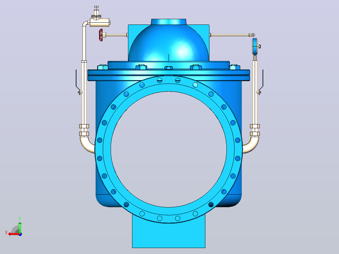 减压阀[600]后视图