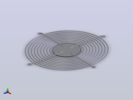 User Library-grille ventilateur 254mm_护网