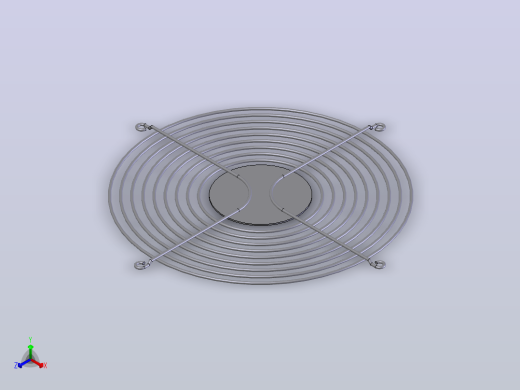 User Library-grille ventilateur 254mm_护网正等轴测缩略图