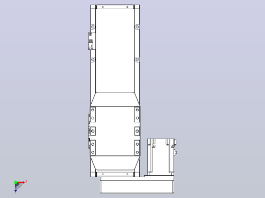 滚珠丝杠直线轴内置导轨TPA-GCR-150-2010C-L250-ML-M75-N3俯视缩略图