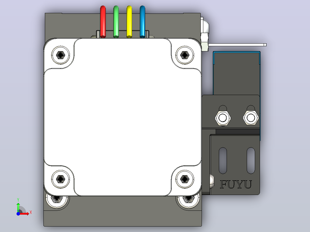 FSL60 直线模组[FSL60-E1150-10C7-BC-B60]前视图