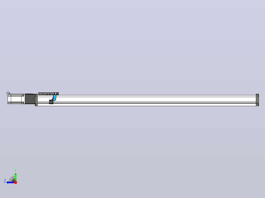 FSL60 直线模组[FSL60-E1150-10C7-BC-B60]右视图