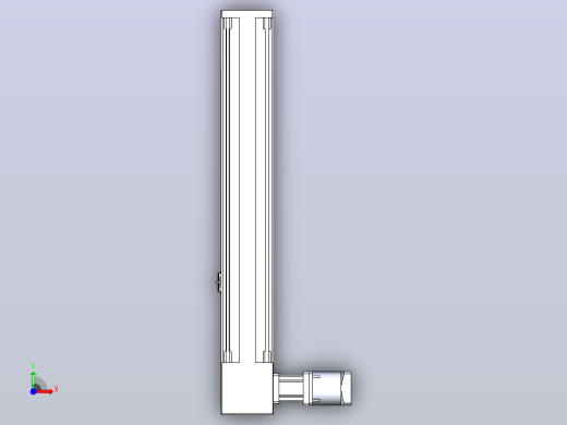 伺服电机集成皮带传动直线执行器TPA-OCB-140-256-L350-DL-J90-N3前视缩略图