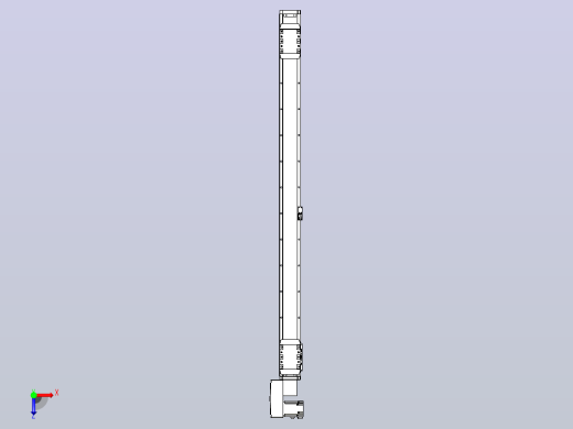 皮带直线轴双滑块型TPA-GCBS-80-P60-L525-QL-M20-N3俯视缩略图