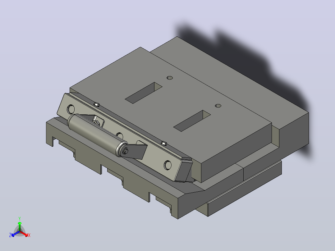 HD11-1000_38B 3P保护型刀开关三维模型202105主视图