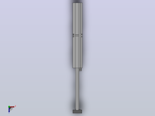 TD φ25双轴气缸[TD25×150-SB2]俯视缩略图