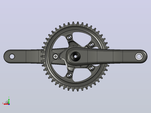 SRAM Force 1曲柄组后视缩略图