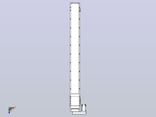 滚珠丝杠直线轴内置导轨TPA-GCR-170-2510C-L1550-ML-M75-N3俯视缩略图