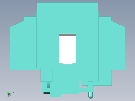 松浦MC560V立式加工中心俯视缩略图