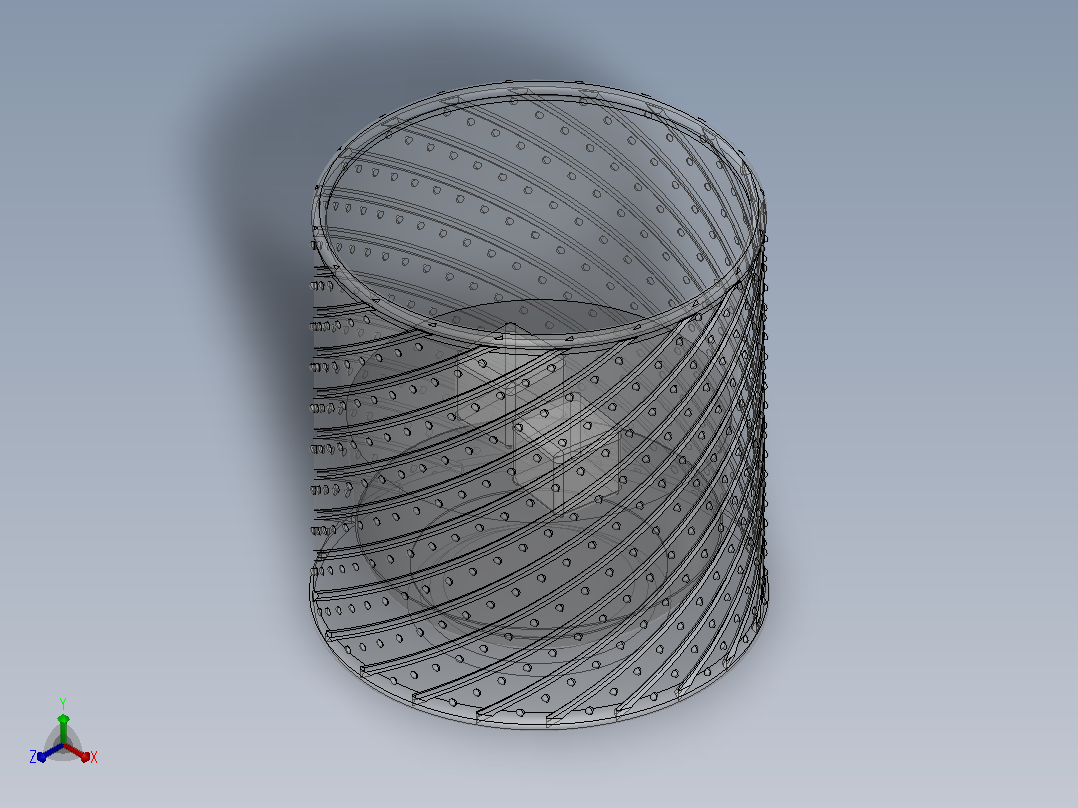 威士忌加冰正等轴测图