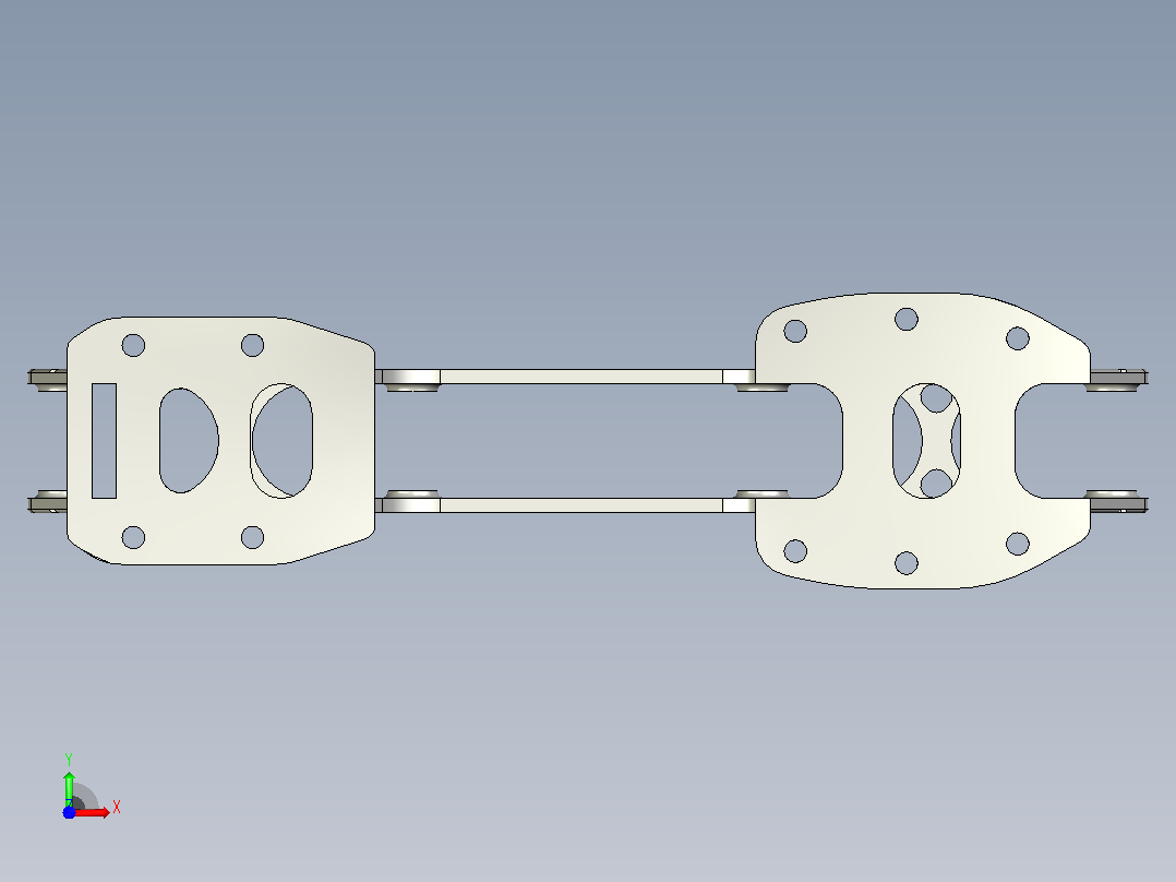 BRAKE HOLE Alu_frame255_4x80_REWORKED v4前视图