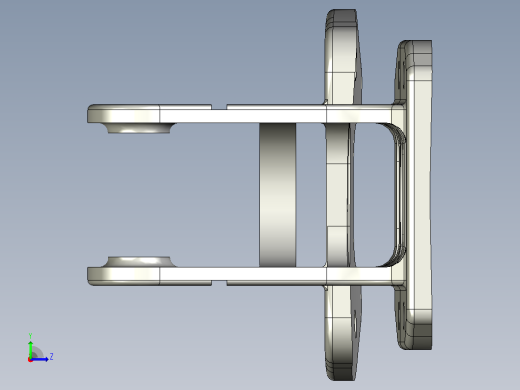 BRAKE HOLE Alu_frame255_4x80_REWORKED v4左视缩略图