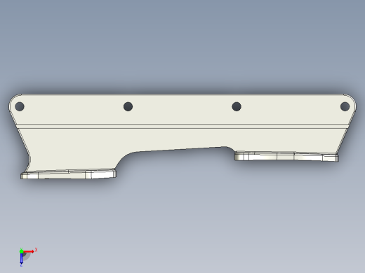 BRAKE HOLE Alu_frame255_4x80_REWORKED v4俯视缩略图