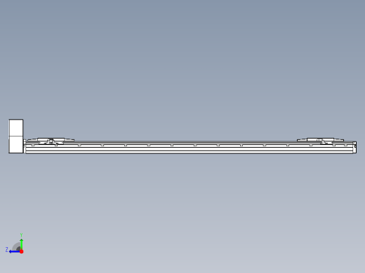 皮带直线轴双滑块型TPA-GCBS-120-P70-L475-RU-M20-N3右视缩略图