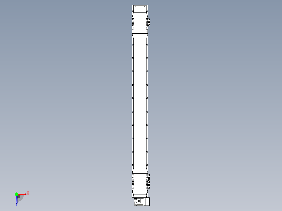 皮带直线轴双滑块型TPA-GCBS-120-P70-L475-RU-M20-N3俯视图