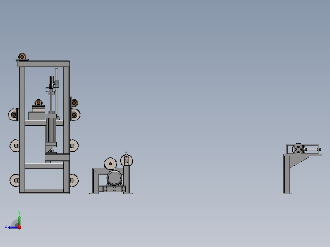 自动粘接机 sw16右视图