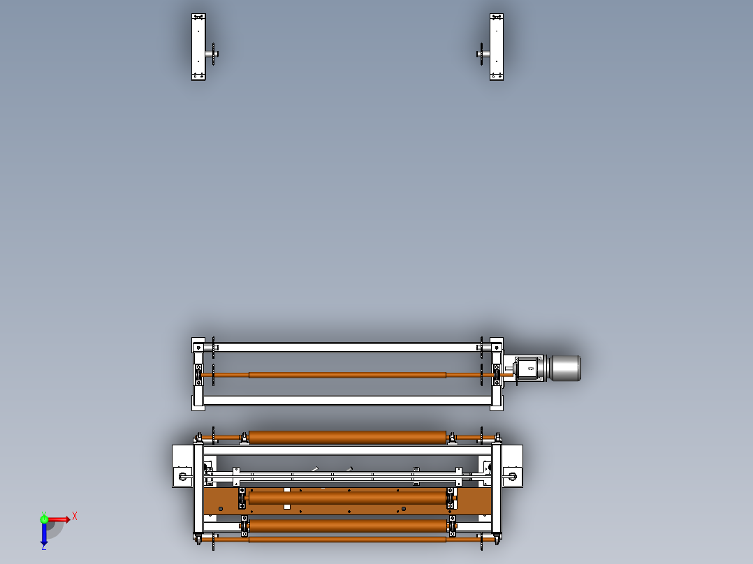 自动粘接机 sw16俯视图