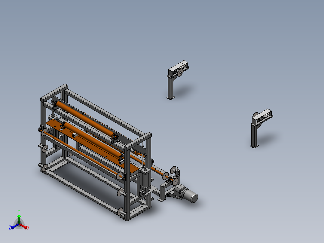 自动粘接机 sw16正等轴测图