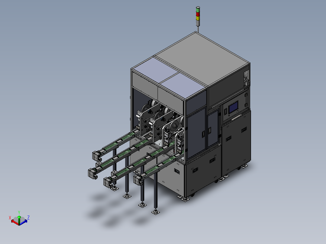 苹果手机撕膜机sw16可编辑正等轴测图