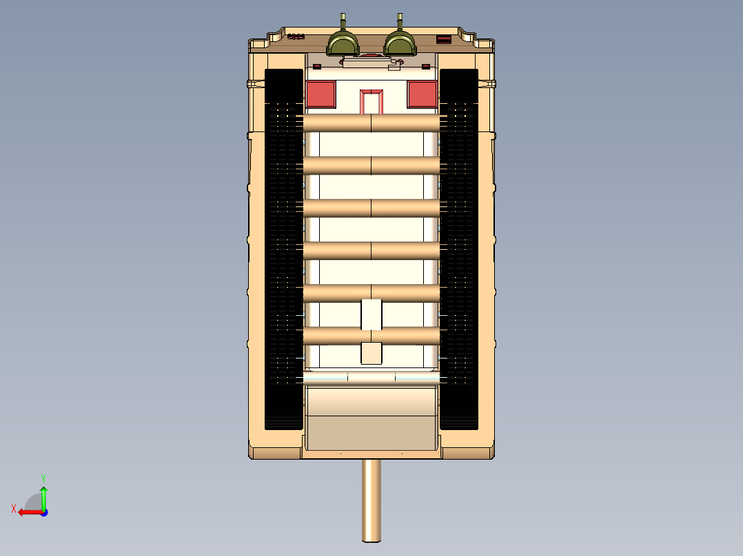 二战猎虎驱逐坦克建模后视图