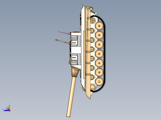 二战猎虎驱逐坦克建模右视缩略图