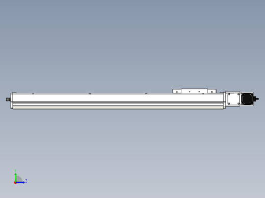 Toyo东佑达直线模组-ECB17-800-R左视缩略图