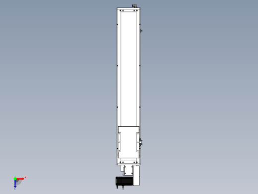Toyo东佑达直线模组-ECB17-800-R俯视缩略图