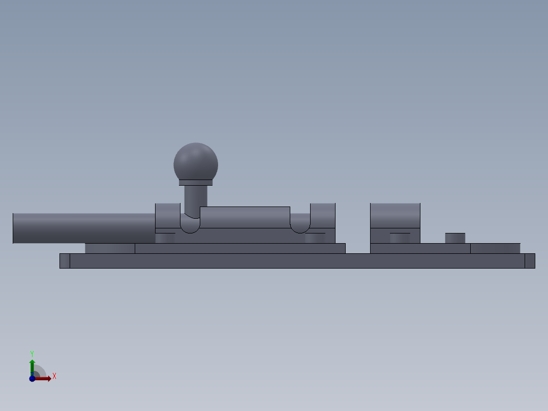 先系马达前视图