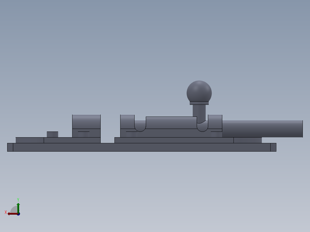 先系马达后视图
