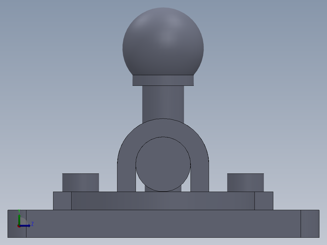先系马达左视图