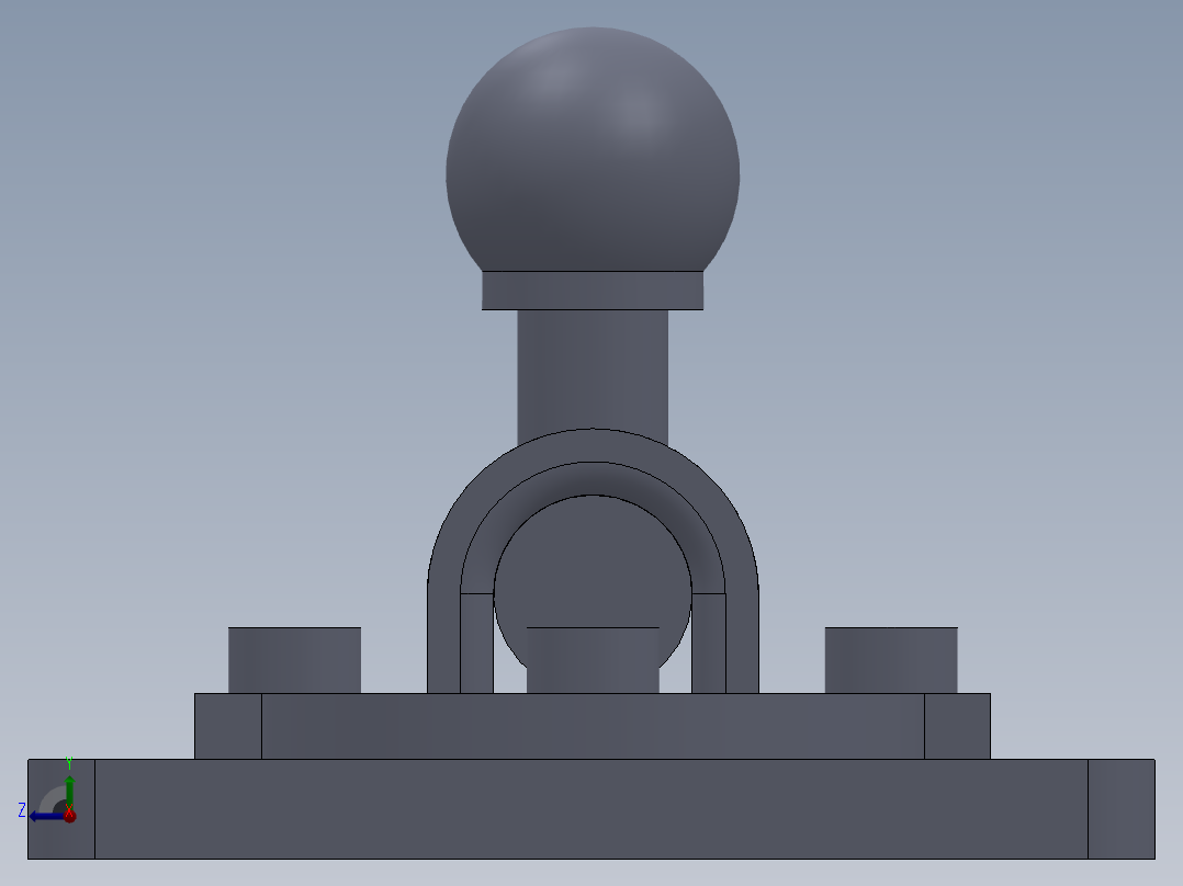先系马达右视图